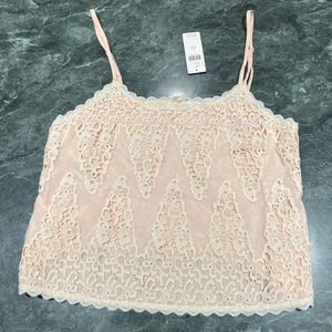 TINY Anthropologie Anne Lace Cami size XXS NWT